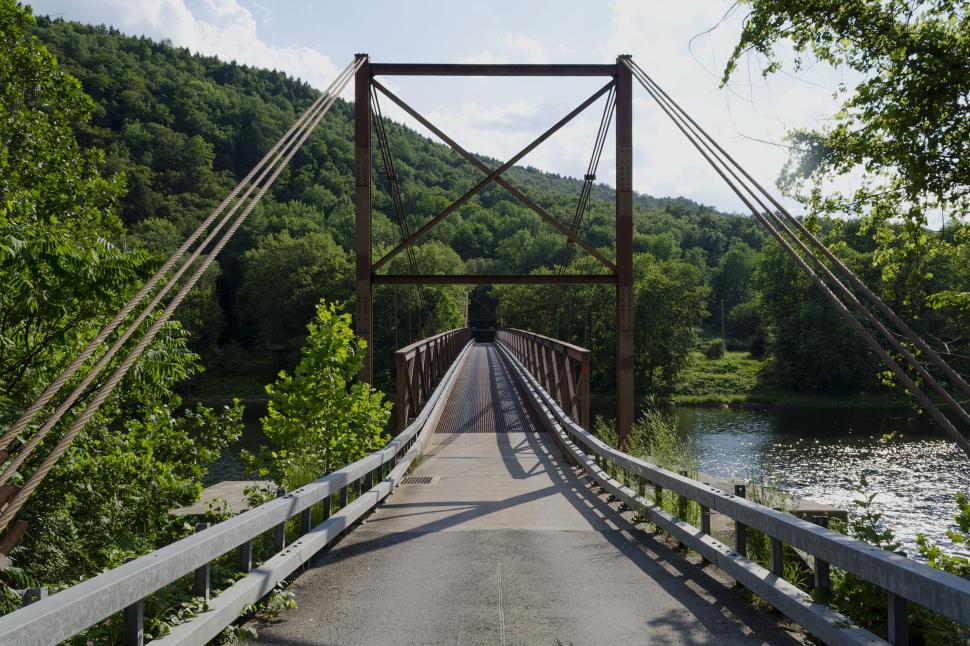 Free Stock Photo of Little Equinunk Bridge aka Kellams Bridge