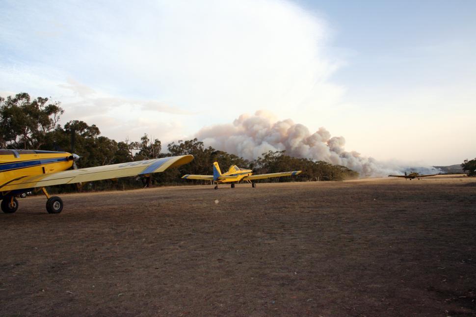 Free Stock Photo of Water bombers prepare for action Download Free
