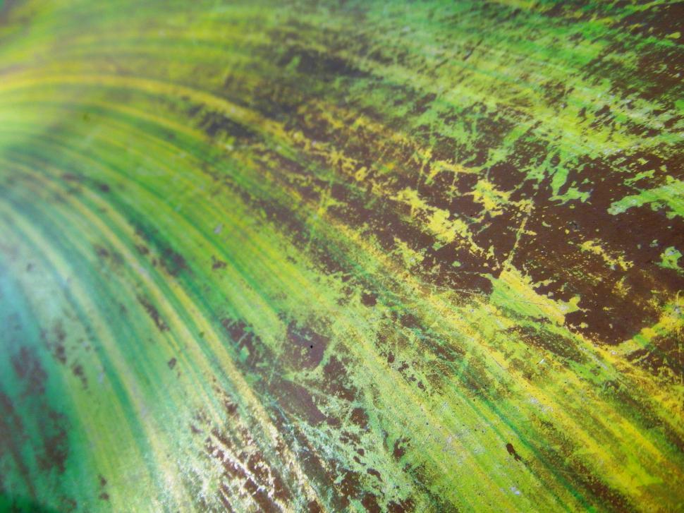 Free Image of Green Curved Lines Background 