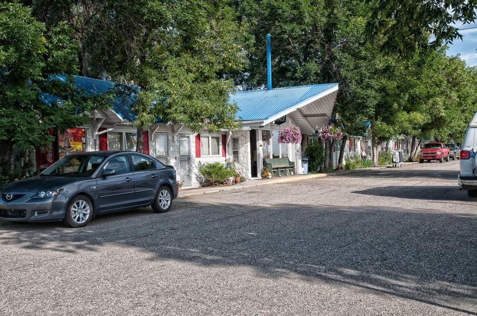 Free Image of Small Town Street 