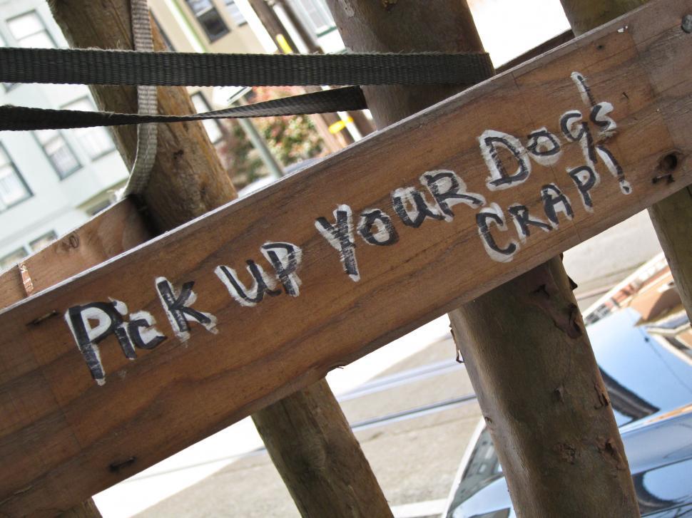 Free Image of Fence Message 