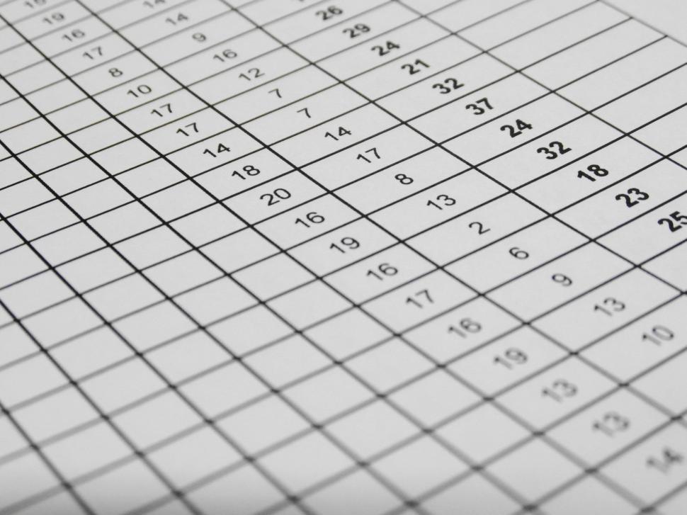 Free Image of Excel Data 
