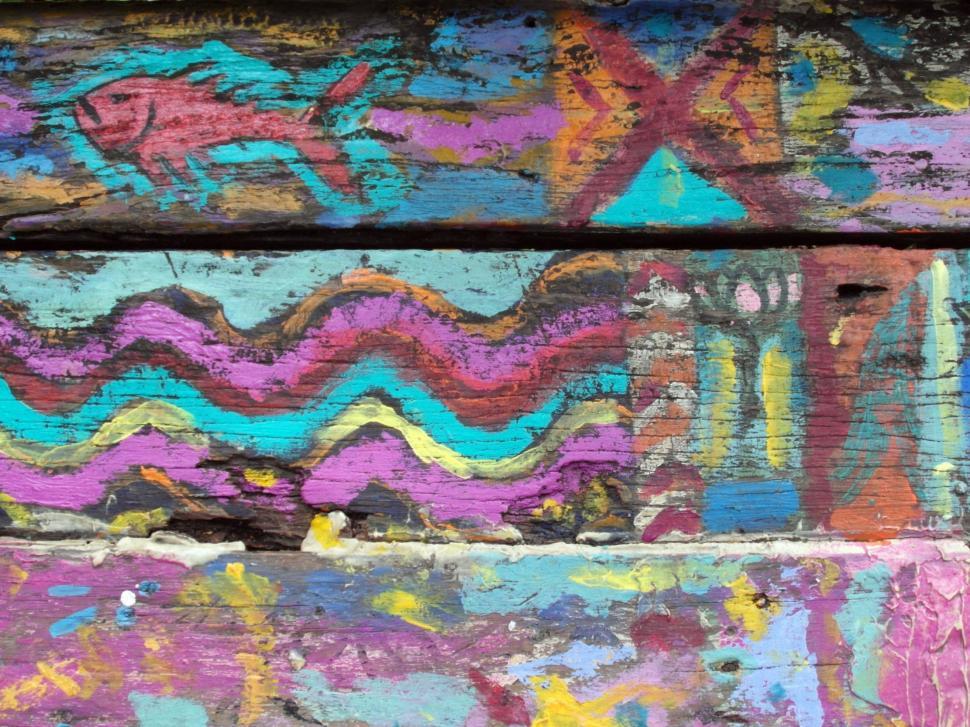 Free Stock Photo of Graffiti Art on Wood Download Free Images and