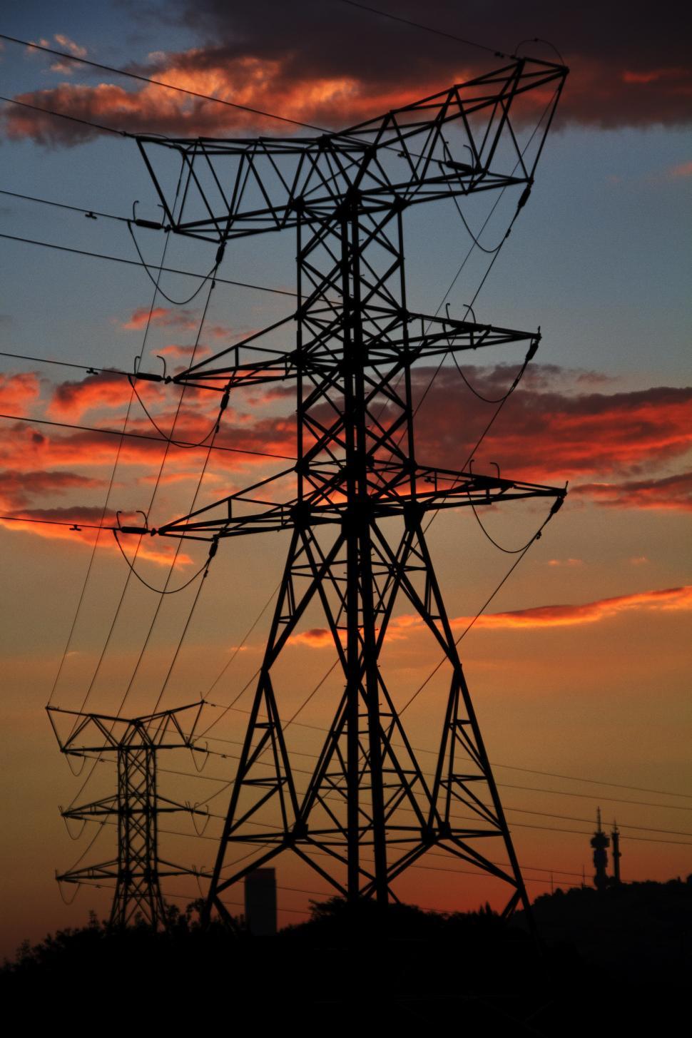 Free Image of Industrial Sunset 