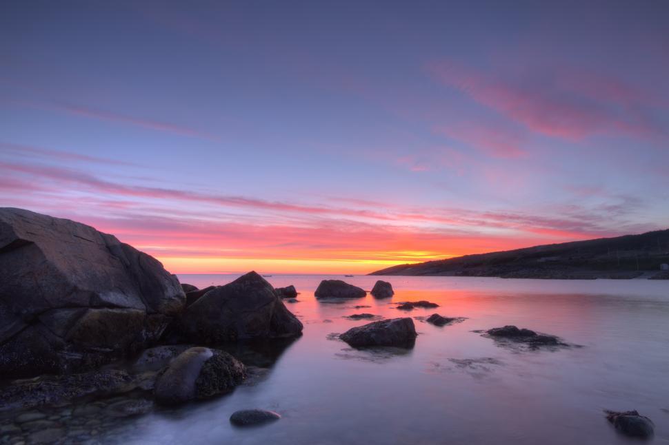 Free Image of Ocean Sunrise 