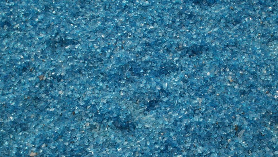 Free Image of Blue glass stones 