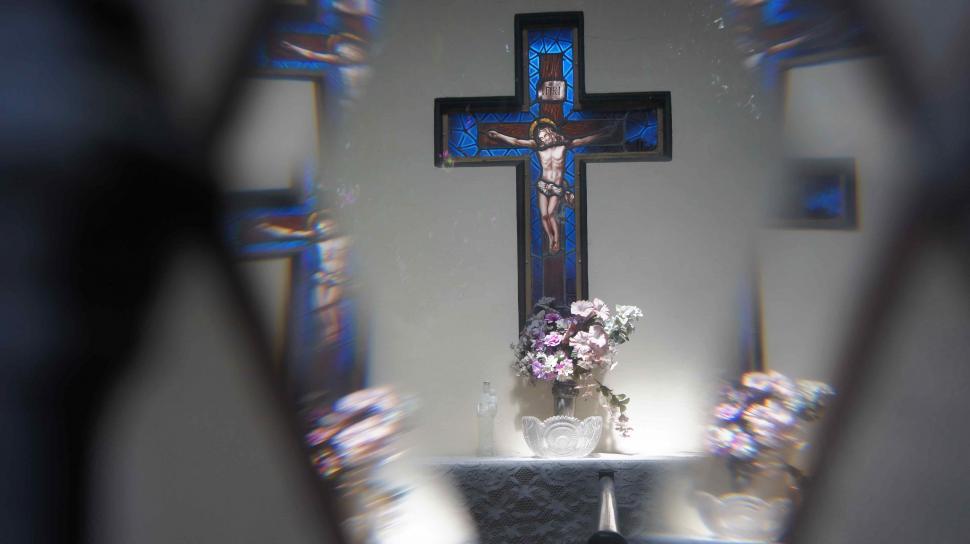 Free Image of Jesus Stained Glass Window 