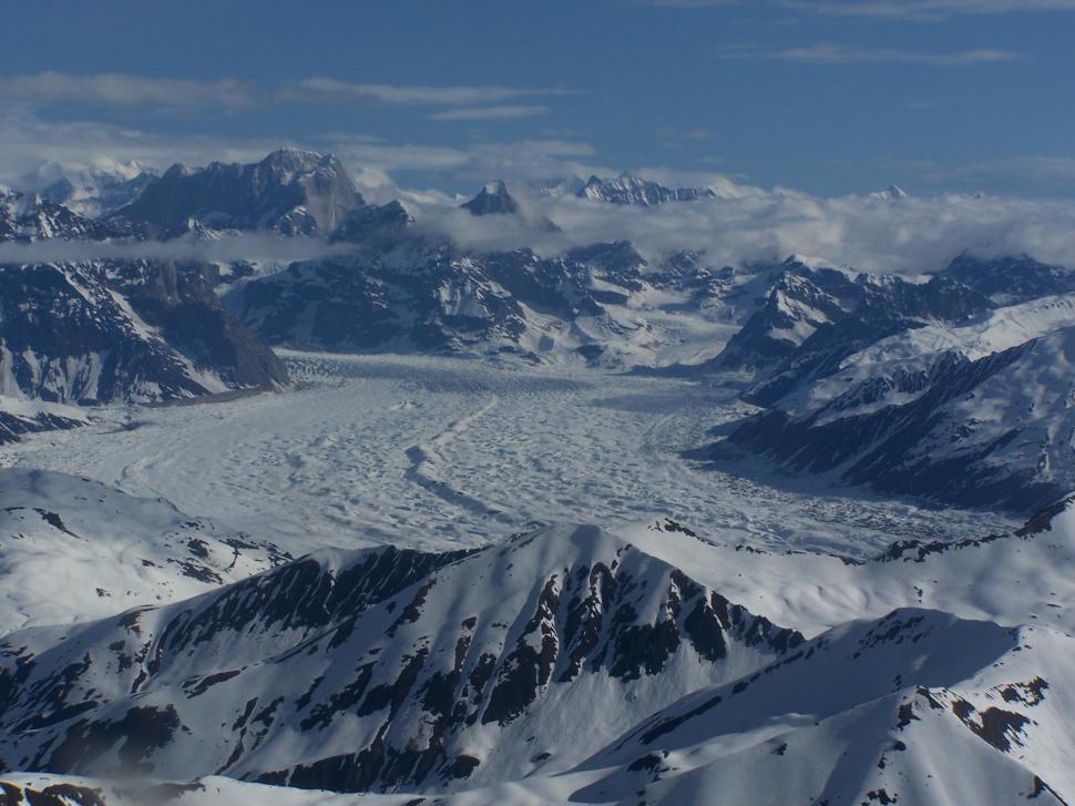 Free Image of Flightseeing Around Mt. McKinley 
