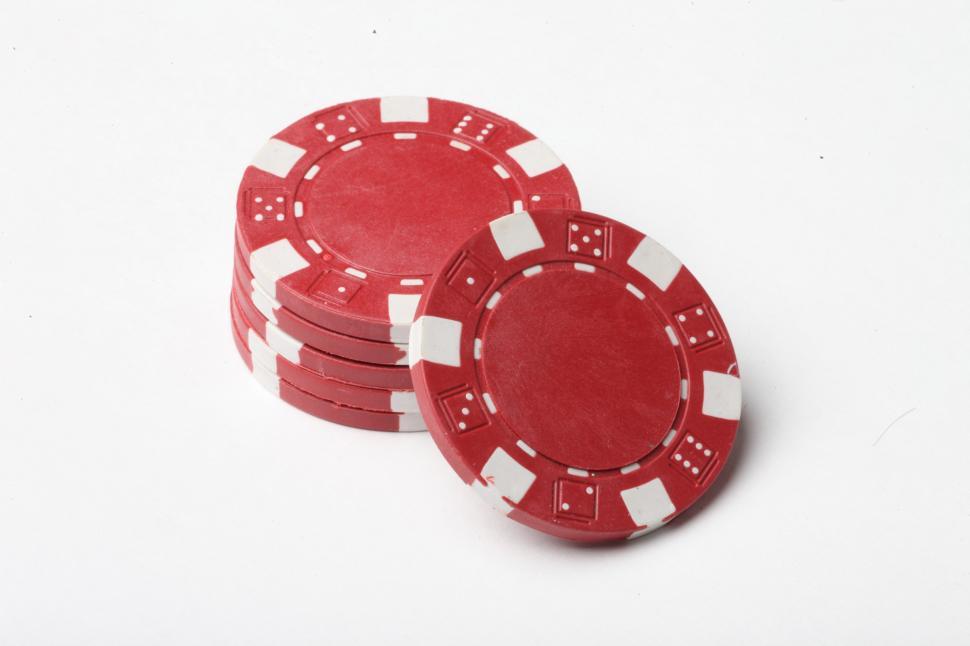 Red Poker Chips