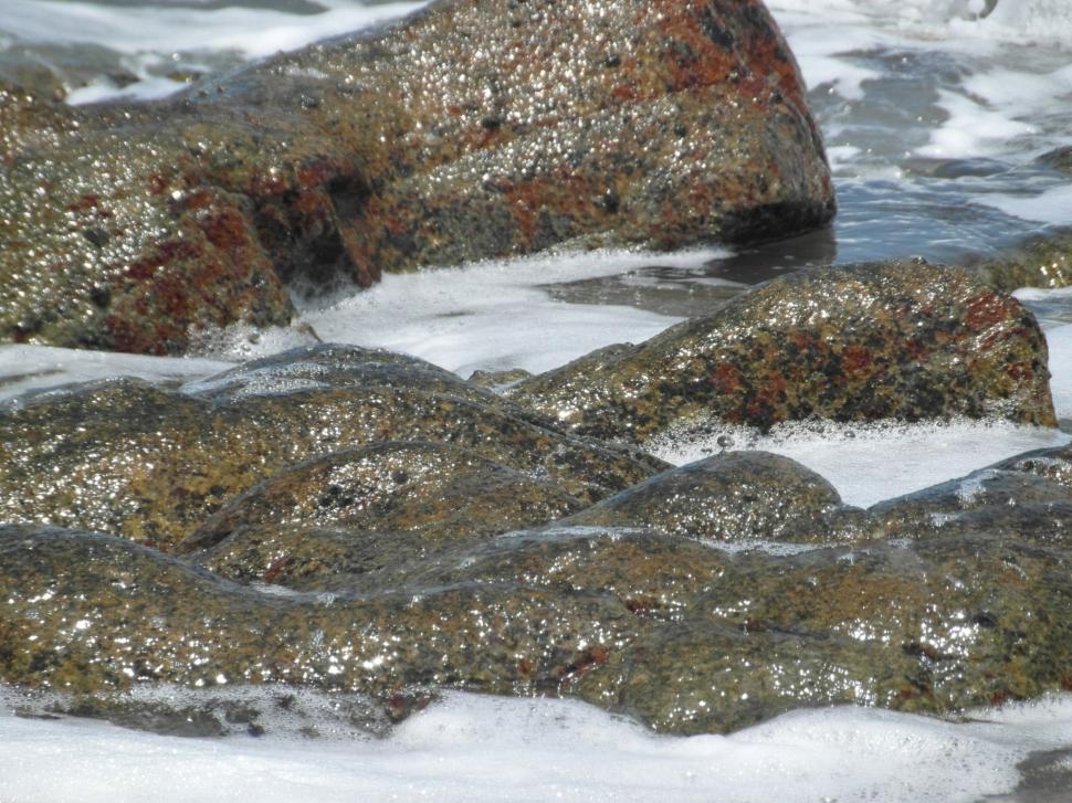 Free Image of Ocean Boulders 