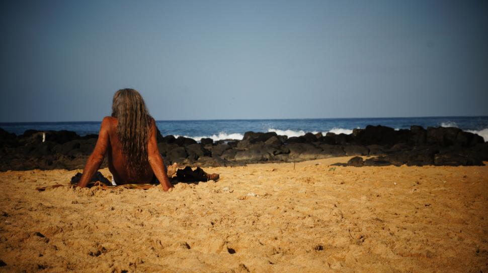 Free Image of Man on the Beach 