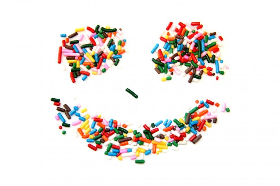 Free Stock Photo of Candy Sprinkle Smiley Face | Download Free Images