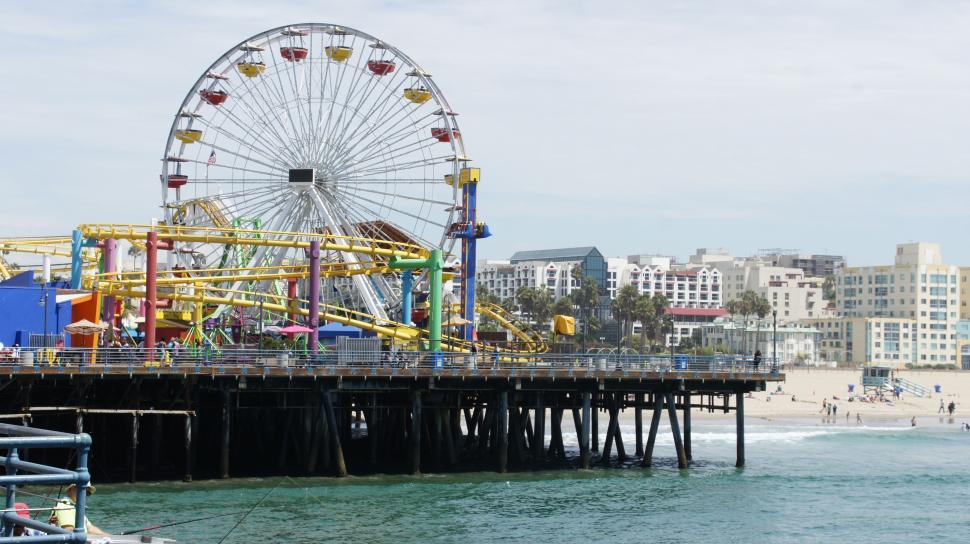 Free Stock Photo of Santa Monica Pier | Download Free Images and Free ...