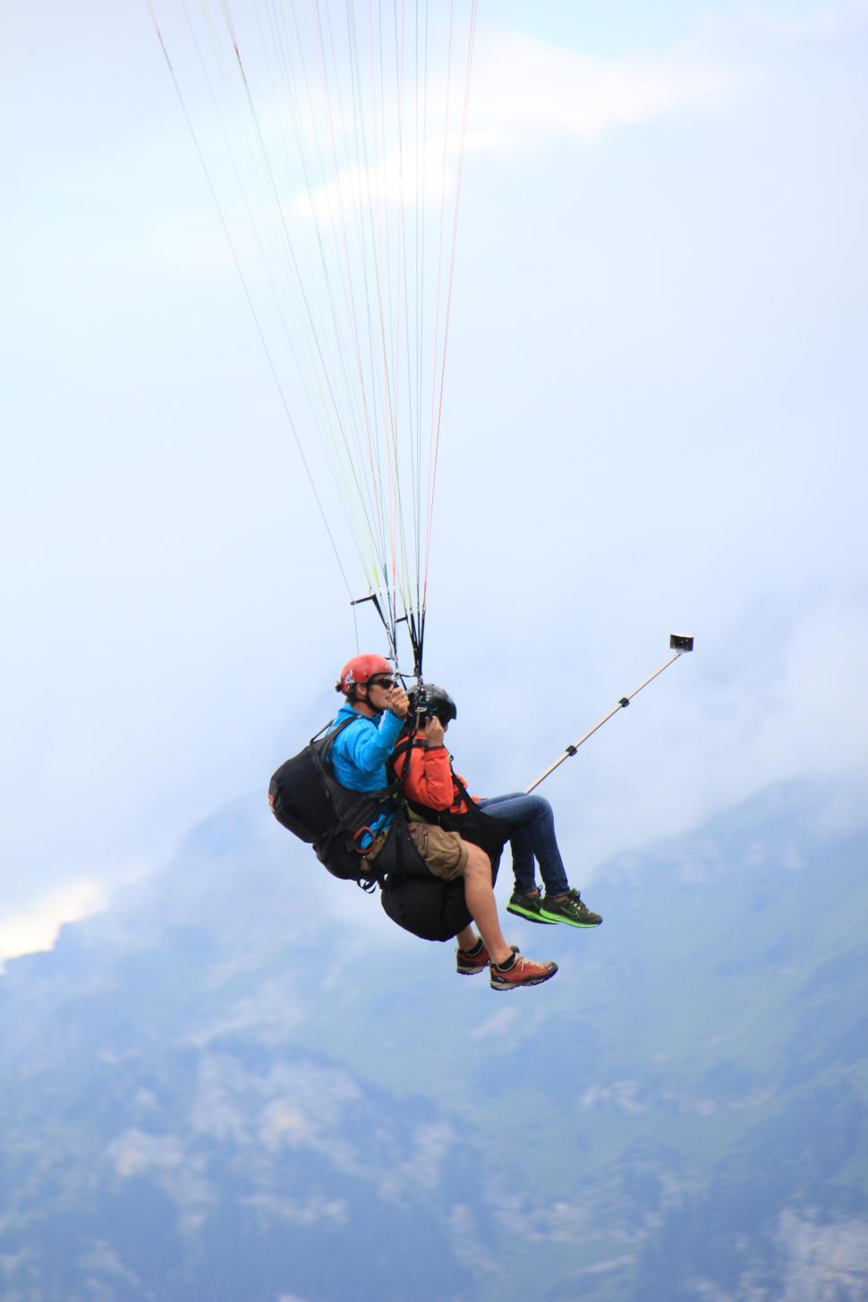 Free Image of Paragliding Switzerland 