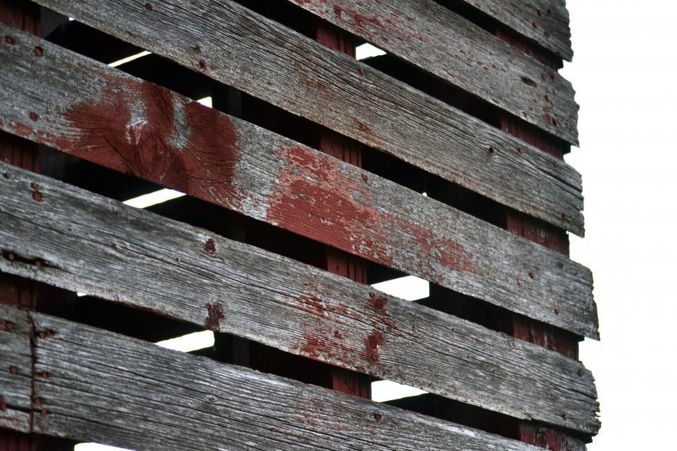 Free Image of Side of Distressed Shed 