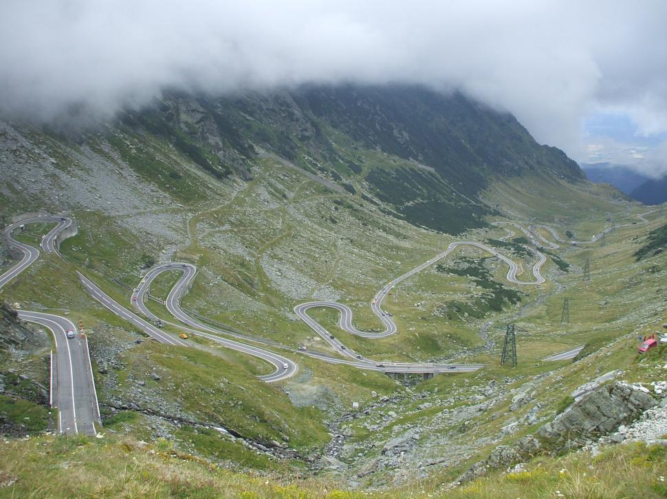 Free Stock Photo of Fragment of a high altitude Transfagarasan road in ...