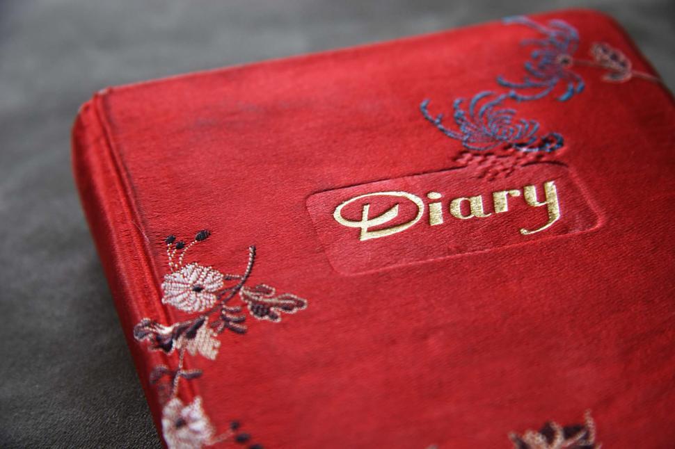 Free Stock Photo of Red Diary Book Cover | Download Free Images and ...