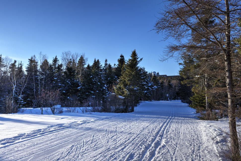 Free Image of Ski course 