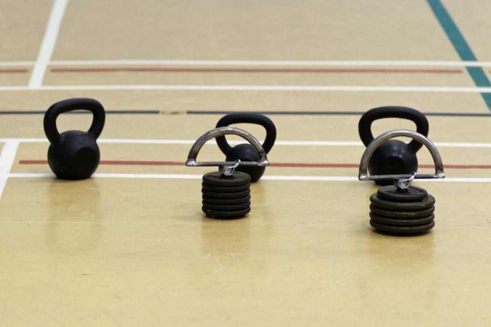 Free Image of Weight training 