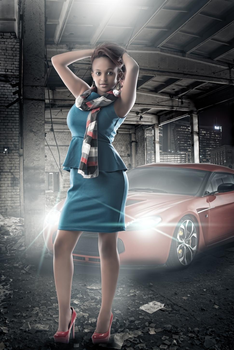 Free Image of Woman in warehouse 