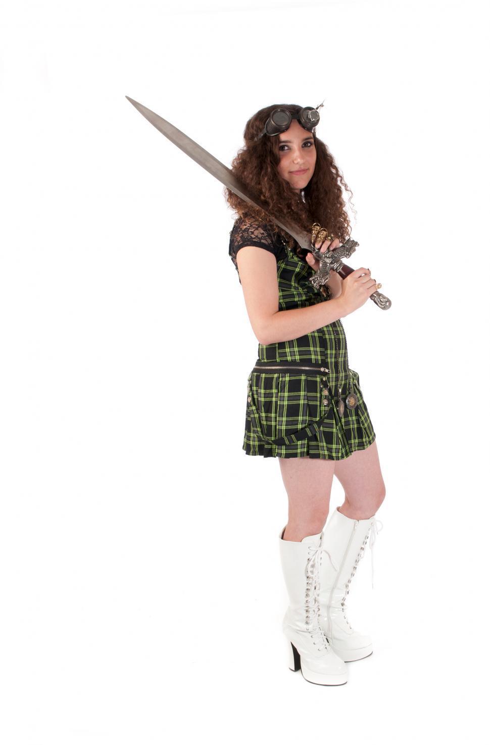 Free Image of Warrior girl 