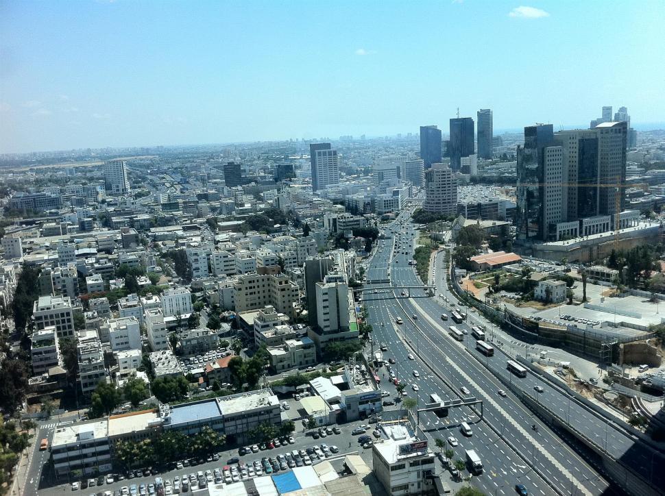 Free Image of Panoramic view of Tel-Aviv city 