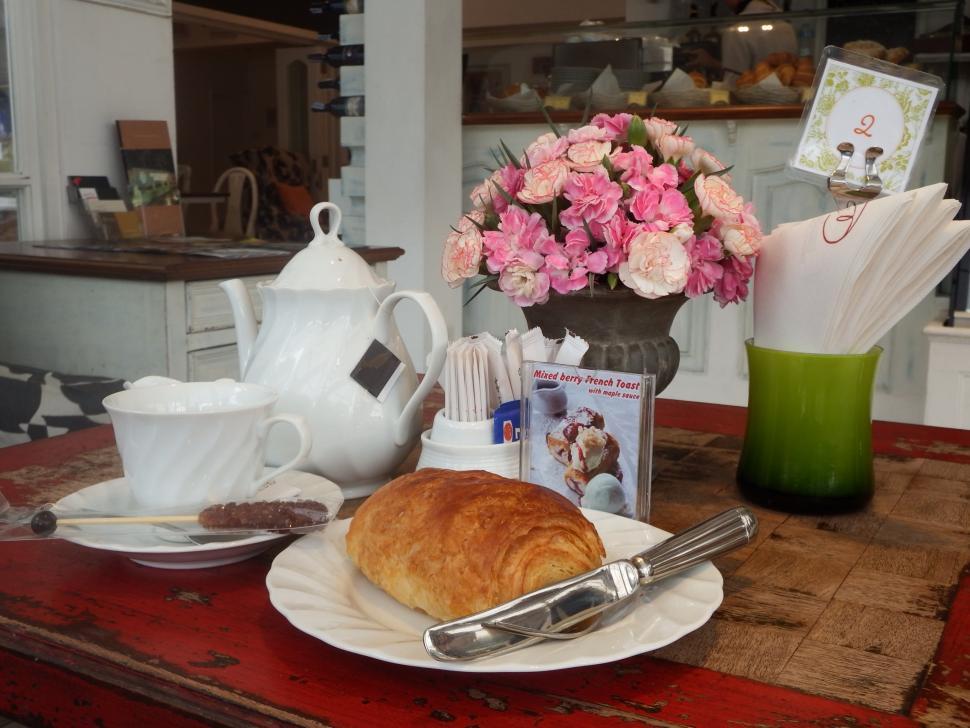Free Image of Tea and Continental Breakfast 