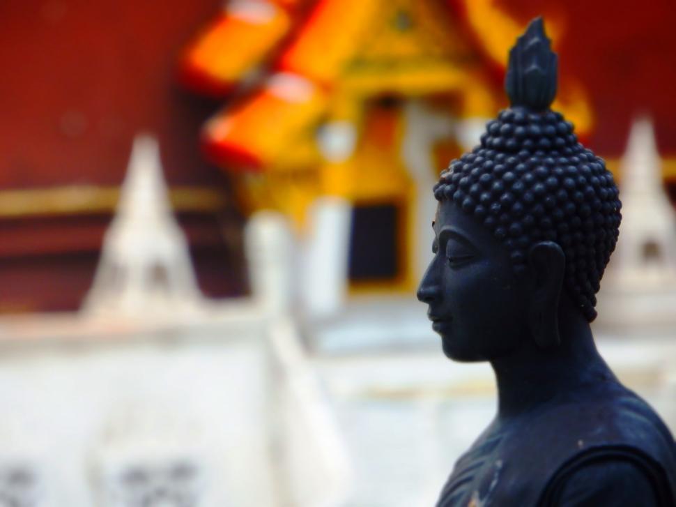 Free Image of Temple Buddha Face 