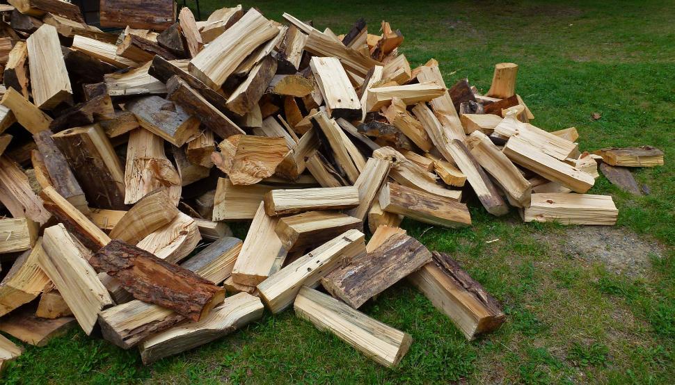 Free Image of Split Logs 