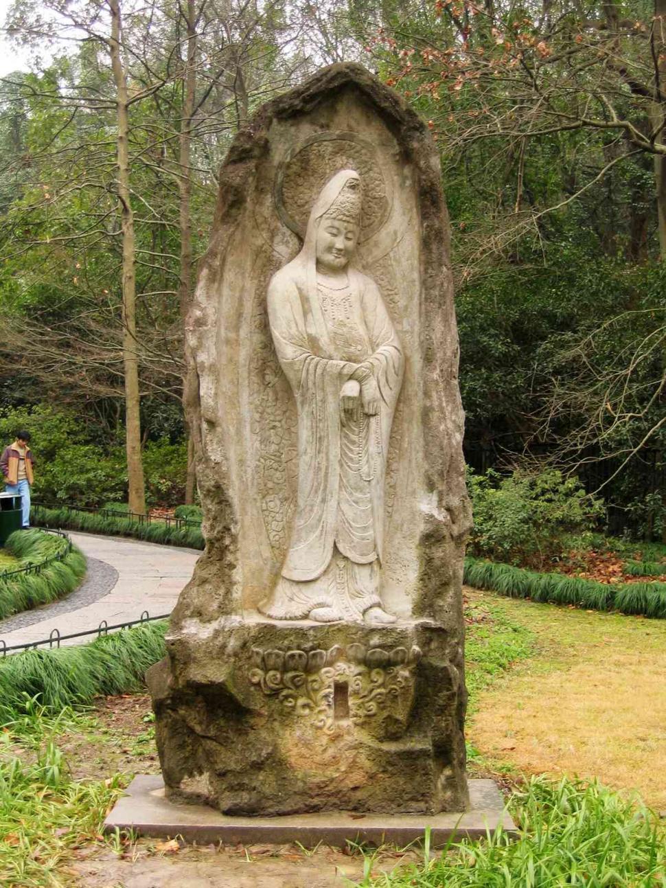 Free Image of Carving buddha 
