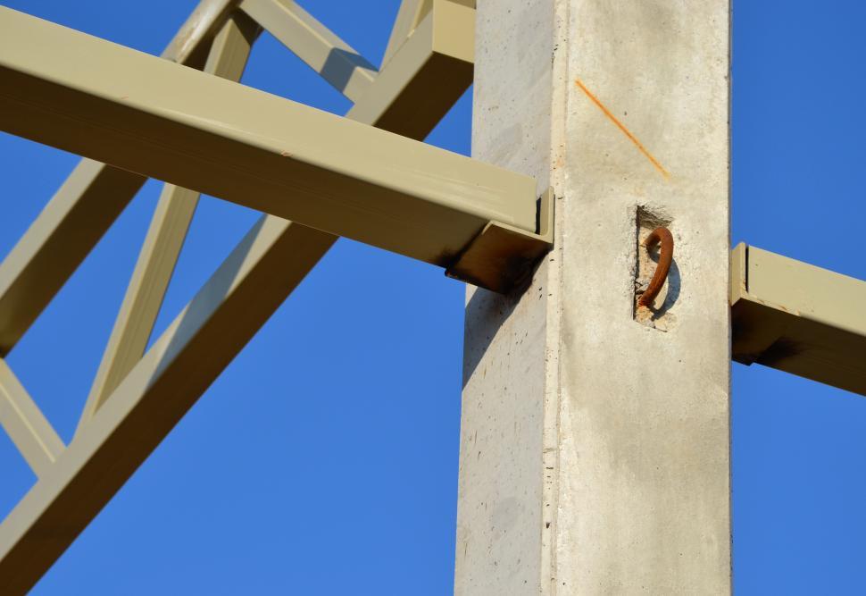 Free Image of Steel structure fragment 