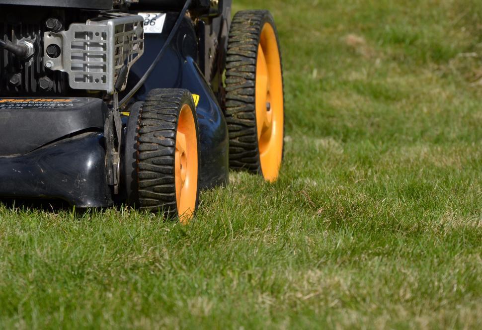 Free Stock Photo of Lawn mower wheels | Download Free Images and Free