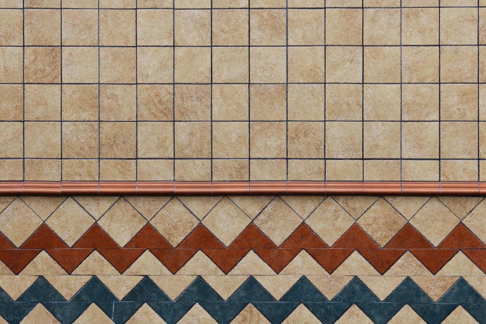 Free Image of Tiles on wall 