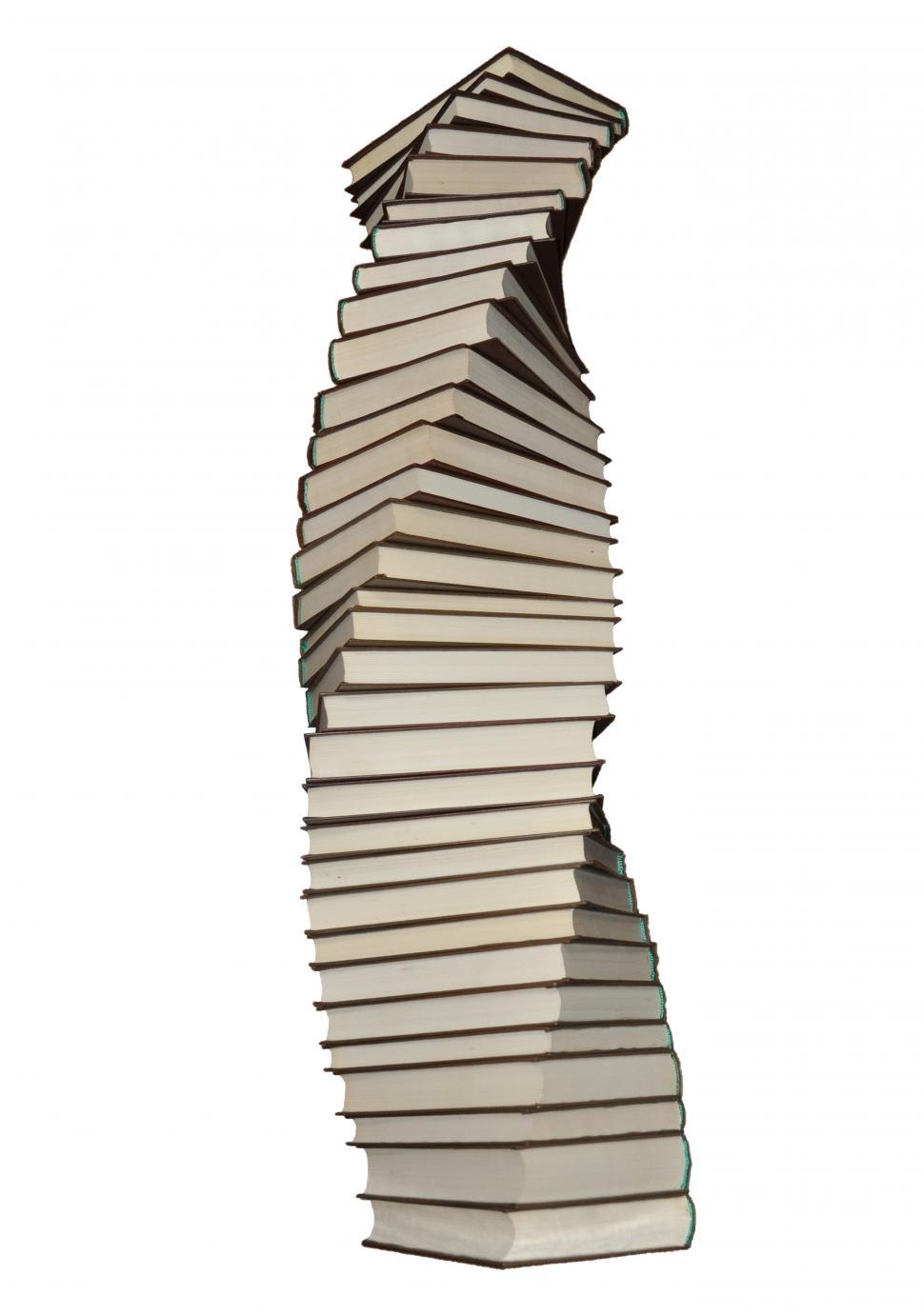 Free Stock Photo of Stack of spiraling books Download Free Images and Free Illustrations