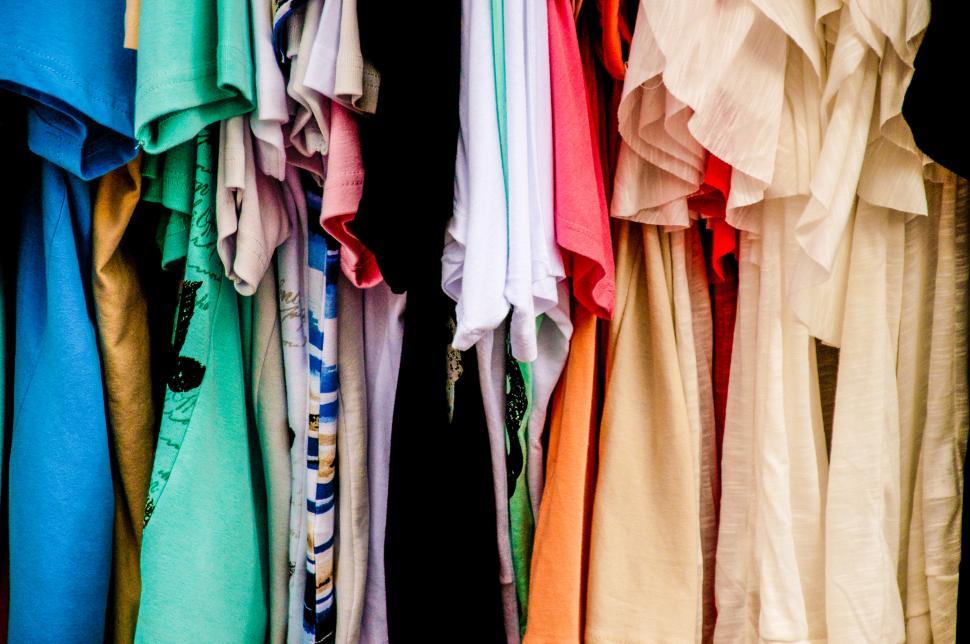Free Stock Photo of clothes on sale