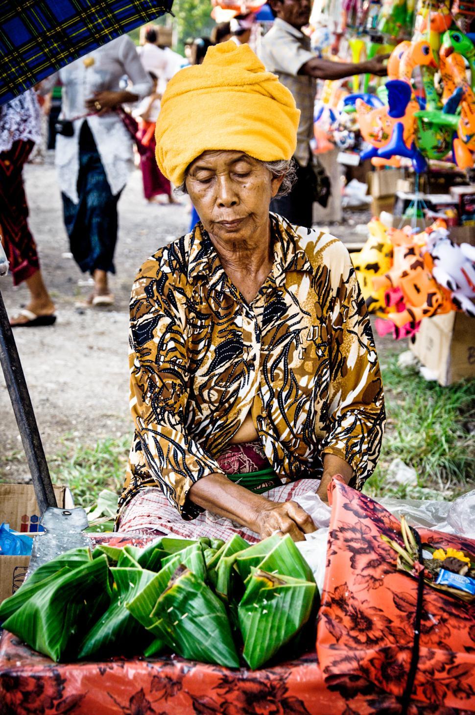 street vendor selling food on the street