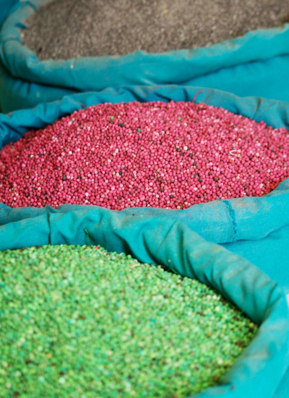 Free Image of Pepper and spices in baskets 
