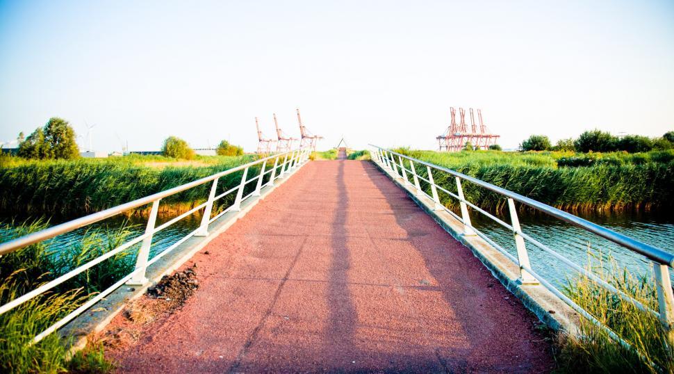 Free Image of Red road bridge 