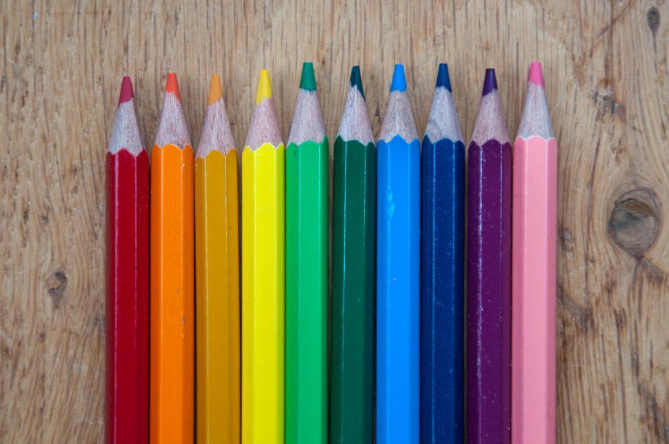 Free Image of Color pencils 