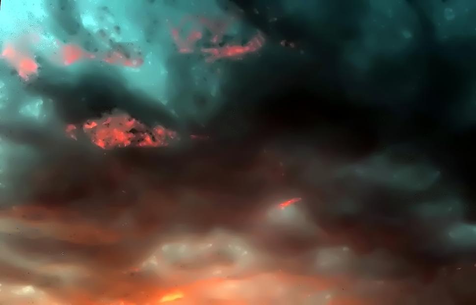 Free Image of Dramatic sunset 