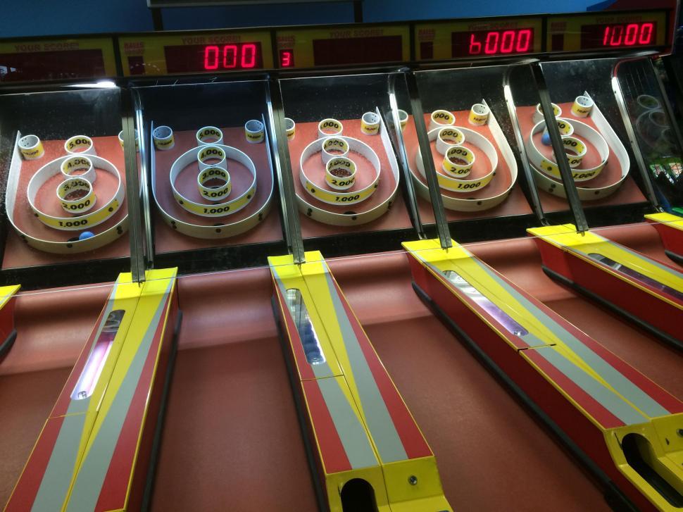 Free Stock Photo of A Row of Arcade Machines | Download Free Images and ...