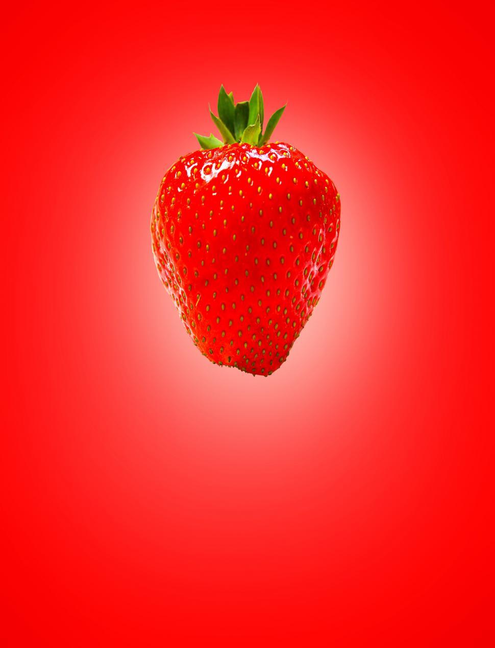 strawberries background
