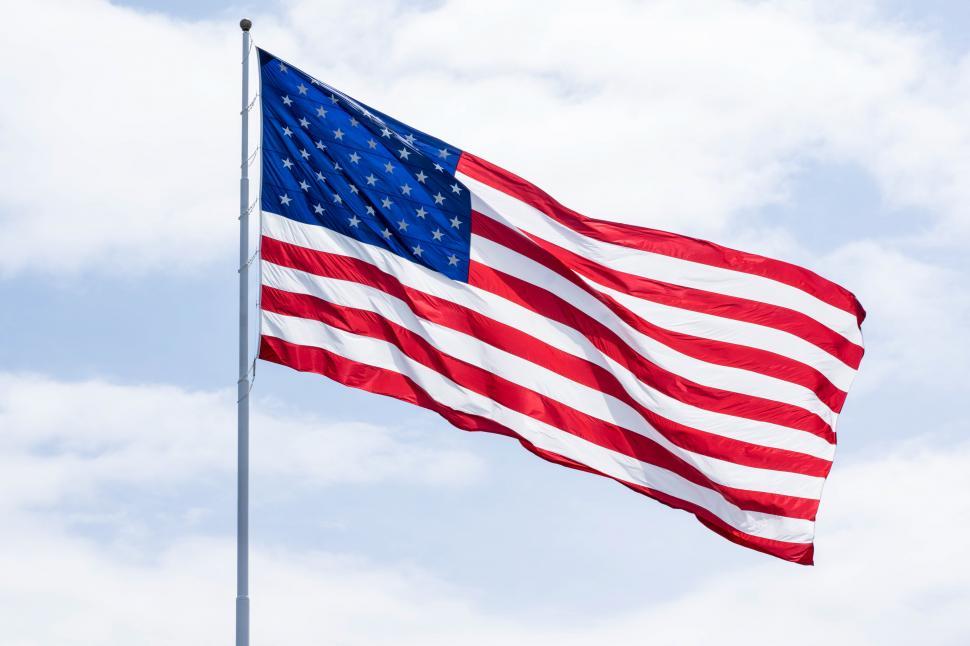 Free Stock Photo of American Flag in the wind isolated | Download Free ...