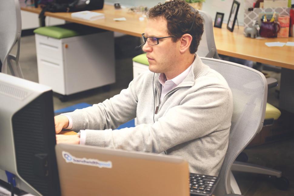 Free Image of Man in headset 
