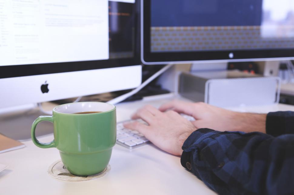 Free Image of Powered by coffee 