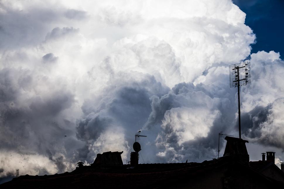 Free Stock Photo of Grey and white clouds Download Free Images and