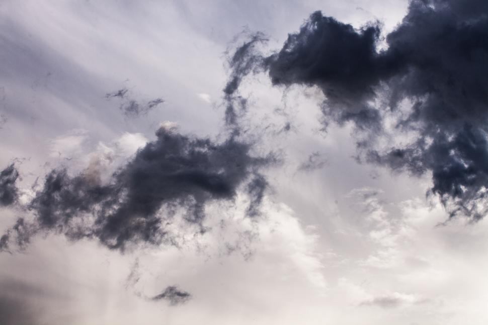 Free Stock Photo of Grey and white clouds Download Free Images and