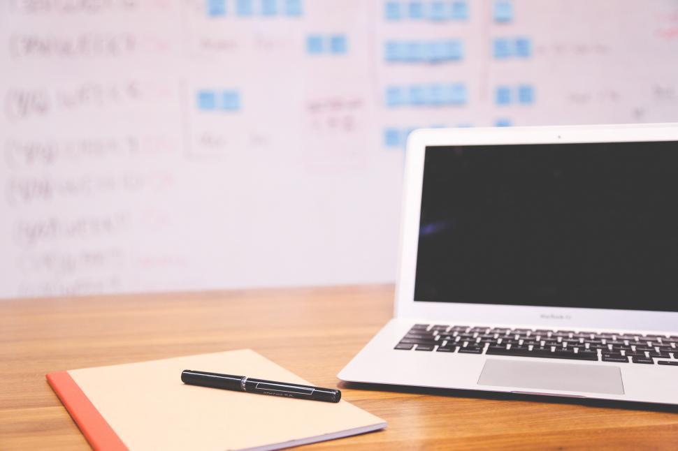 Free Image of Whiteboard development with computer 