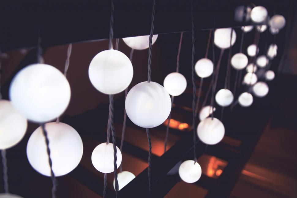 Free Image of Close up of decorative light  