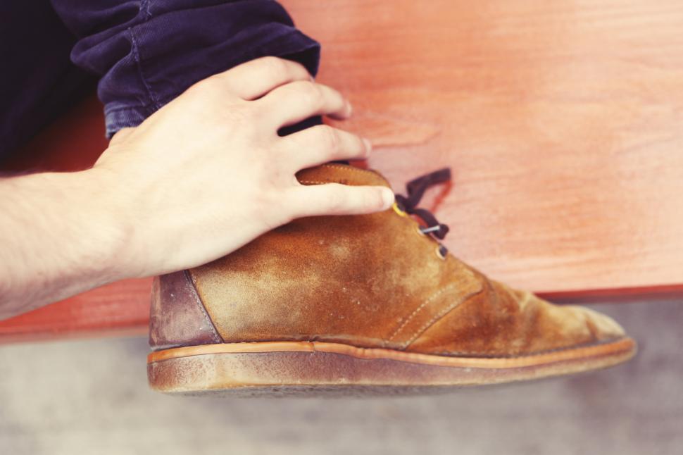Free Image of Person With Foot on Skateboard 